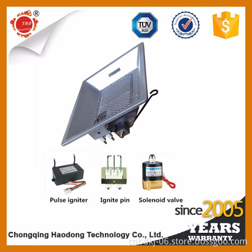 Best quality CE certificate automatic heating control system infrared gas heater THD2608 for poultry house